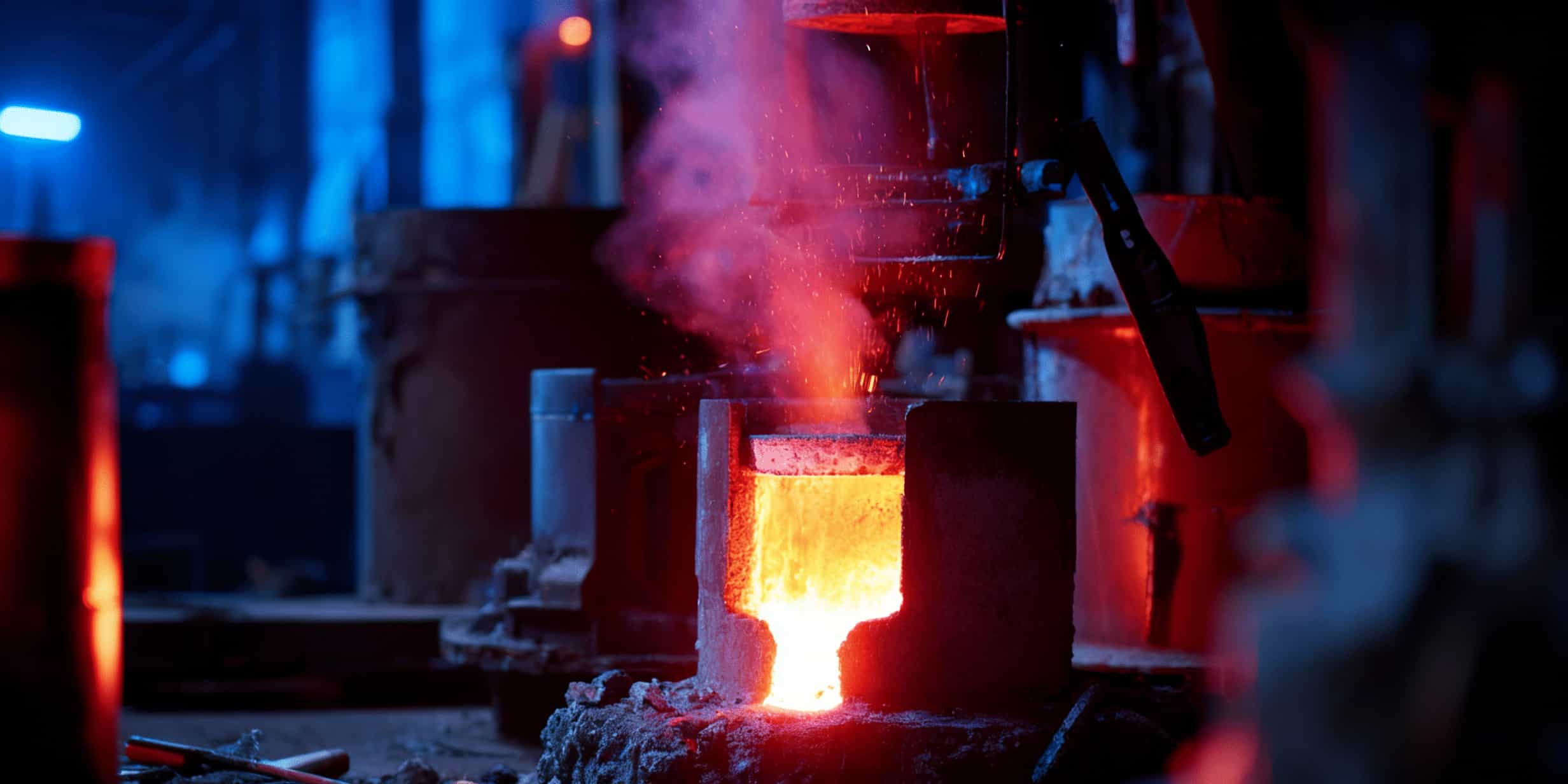 Industrial burner ignition flame