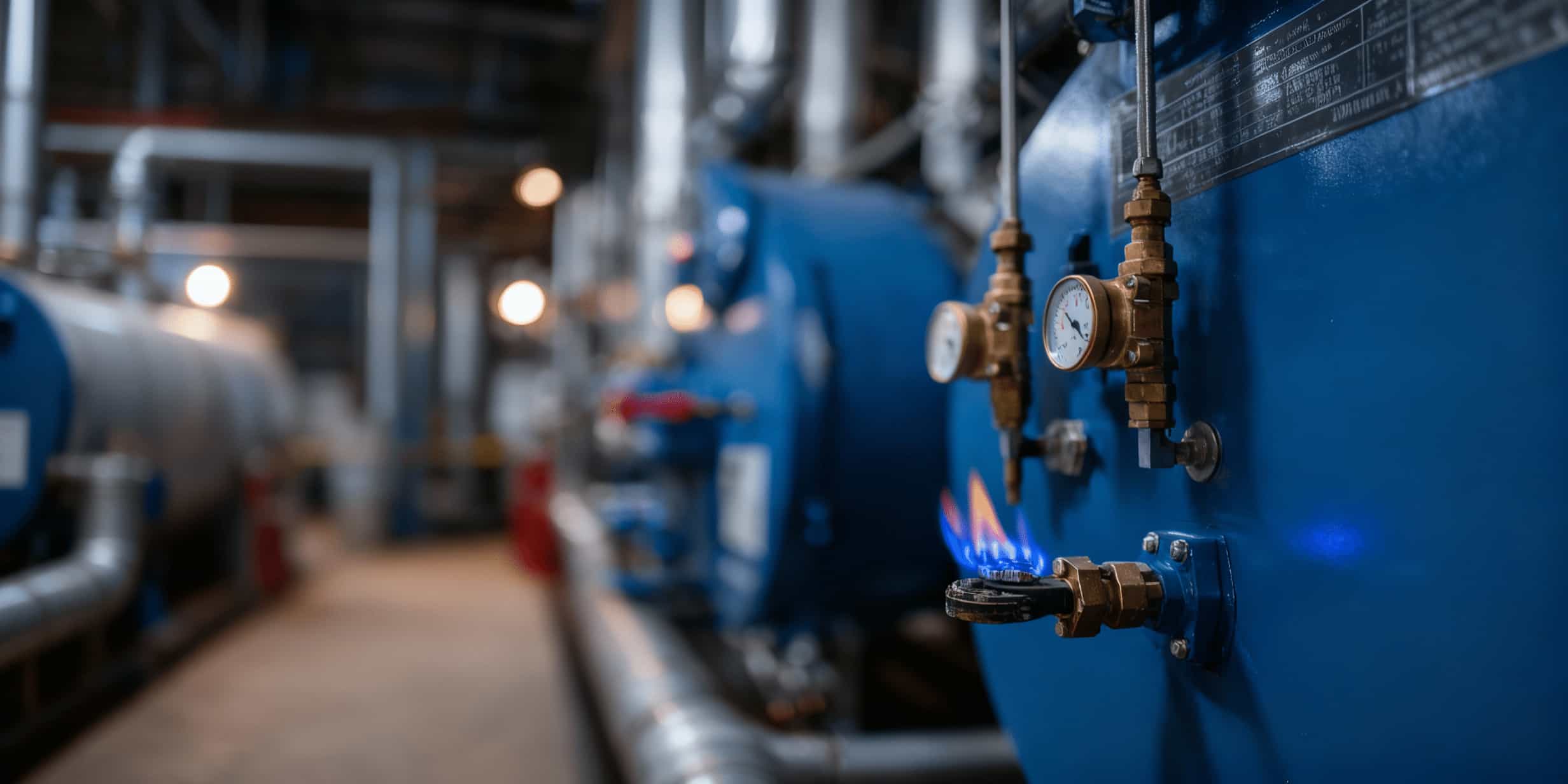 Industrial factory combustion system